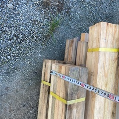 材木2.5cmX5cmX300cm10本セットの画像