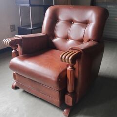 高級　皮製ソファーの画像