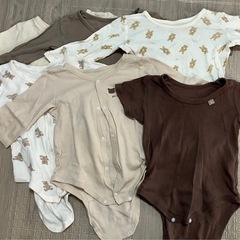 中古品 ベビー肌着8点セットの画像