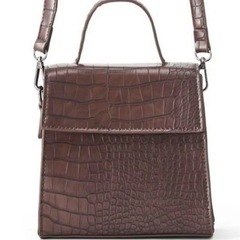GRL 2way クロコダイル柄ショルダーバッグ