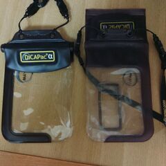 海水浴 スマホ入れ ２個セット 防水 小物入れ DiCAPACα...