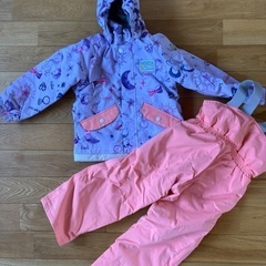 美品 レセーダ(RESEEDA) スキーウェア 上下セット100 TODDLER SUIT RES54005の画像