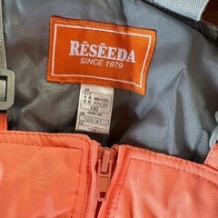 美品 レセーダ(RESEEDA) スキーウェア 上下セット100 TODDLER SUIT RES54005の画像