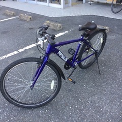 26インチ　クロスバイク　ギア付き　オシャレなカラー　通勤通学　...