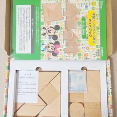 学研 ディズニー 木製タングラムつみき ミッキー ミニー タングラム 積木の画像