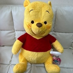 プーさんのぬいぐるみの画像