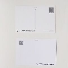 JALポストカード2枚の画像