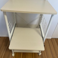 キッチンワゴン　キャスター付きの画像