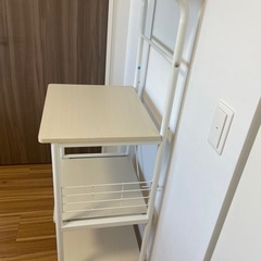 キッチンワゴン　キャスター付きの画像