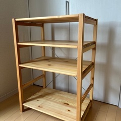 パイン材 ユニットシェルフ 25cmの中古が安い！激安で譲ります