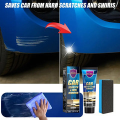 【愛車キズ消しWAX】　キズや渦巻き状のキズを消す研磨剤　未使用品の画像