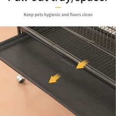 かなり大きめの鳥かごの画像