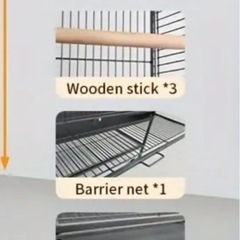 かなり大きめの鳥かごの画像