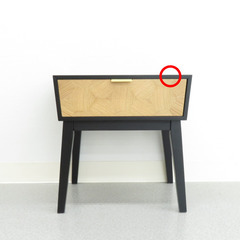 AZUMAYA (東谷) ナイトテーブル ブラック GT-311...