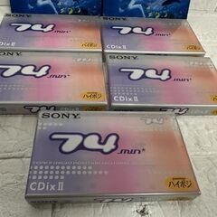 保管未開封品 カセットテープ ハイポジション TDK CDing2 120分 CD2-120R SONY CDixⅡC-74CDX2H 74分 計7本セット  札幌市白石区 白石店 の画像