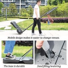 　新品　組み立て　高さ調節 バスケットゴール 7号球対応 屋外 室内 165cm～210cmの画像
