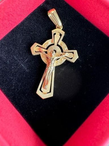 十字ペンダント　K18g