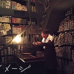 「箱のみ」ばら売り1個から USJ ハリーポッターの杖の箱になります  オリバンダーの店　の画像