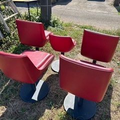 一人用回転椅子5個セット中古品の画像
