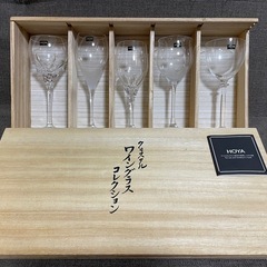 HOYAクリスタル ワイングラス5脚セット