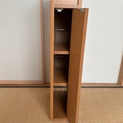 ルーター収納 薄型 電源タップ 可動棚の画像