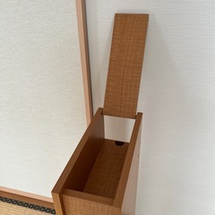 ルーター収納 薄型 電源タップ 可動棚の画像