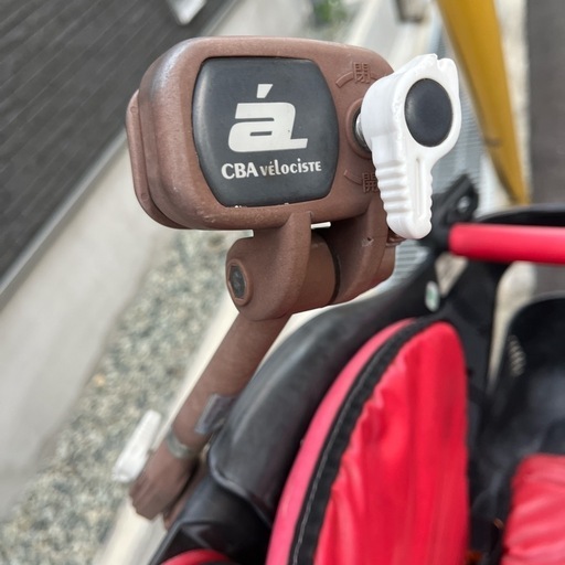 ママチャリ 前後チャイルドシート付 傘専用サスベェ付