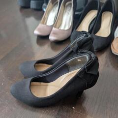 リボンパンプス