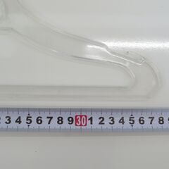 ■店舗用　プラスチックハンガー　大人用　子供用　まとめ32本の画像