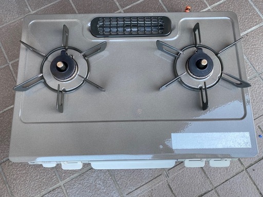 2022年製?プロパンガス専用 リンナイ(Rinnai) 水無し片面焼グリル付ガステーブル KG67PBRR(1014k)