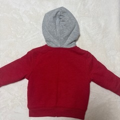 GAP 赤 フリース パーカー　95cmの画像