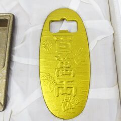 ■未使用　美術鋳物　灰皿　栓抜きの画像