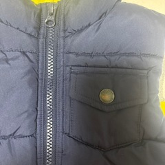GAP ベビーベスト ネイビー/イエローの画像