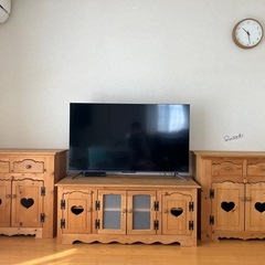 カントリー調テレビボード＆カップボード　3点セット♡