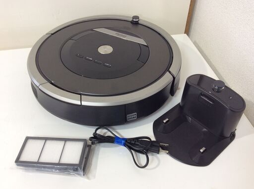 (10/26受渡済)JT9691【iRobot/アイロボット ロボット掃除機】2015年製 ルンバ870 家電 AeroForceクリーニングシステム 自動充電