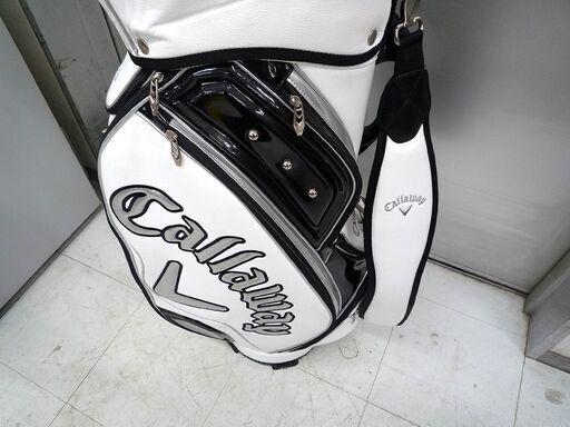 ゴルフ キャディバッグ キャロウエイ KH1805 ホワイト×ブラック Callaway 中古 苫小牧西店
