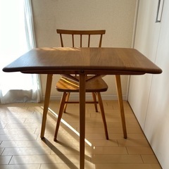 ERCOL アーコール ヴィンテージ家具 チェア•テーブルセットの画像