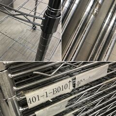 メタルラック　5段　サイズ：約90×46×175cm　スチールラックの画像