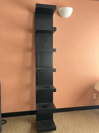 IKEA ウォールシェルフ　LACK ブラック