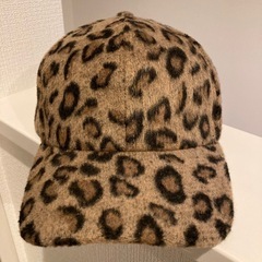 帽子　豹柄キャップの画像