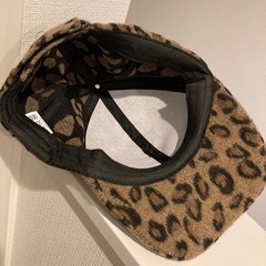 帽子　豹柄キャップの画像