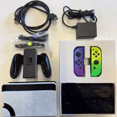 任天堂Switch　有機EL　スプラトゥーンモデル　Nintendo　スイッチ　ゲーム　家庭　CS　暇　おうち時間　貝塚　二色浜　ジャングルジャングルの画像
