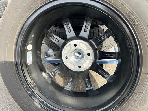 Loxarny sport 15インチ 4H 100 5.5J +50 アルミホイール + GOODYEAR 185/60R15 2023年製 走行1期のみ ガリ無し バリ溝 中古美品！ ①