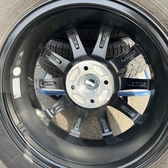 Loxarny sport 15インチ 4H 100 5.5J +50 アルミホイール + GOODYEAR 185/60R15 2023年製 走行1期のみ ガリ無し バリ溝 中古美品！ ①の画像