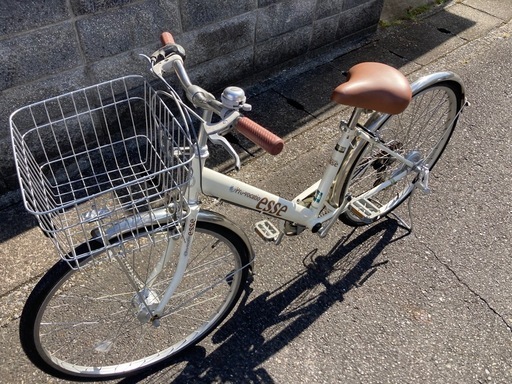 【26インチ自転車】6段変速　LEDオートライト付❗️前後タイヤ、チェーン、前カゴ、グリップ新品❗️BAA認定車　若林自転車　膳所店　