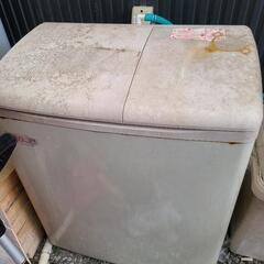 二層式洗濯機　お話し中