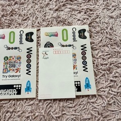 ステッカー・シール　ギャラクシー原宿　サムスン　Samsung 2枚セットの画像