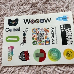 ステッカー・シール　ギャラクシー原宿　サムスン　Samsung 2枚セットの画像