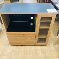 ★ジモティ割あり★ JKプラン 　キッチンカウンター 茶 W90...
