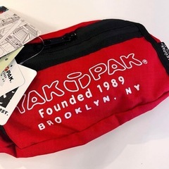 YAKPAK ウエストバッグ ヤックパック ボディバッグ レッド 赤の画像